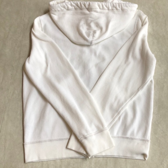 Aeropostale Men’s Spell Out White Full-zip Hoodie Sweater Shirt Jacket Size M - Picture 2 of 11